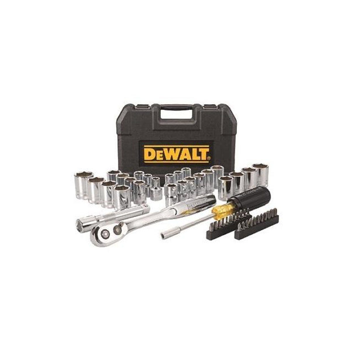 DeWalt SAE/Metric Mechanics Socket Set (49-Piece)