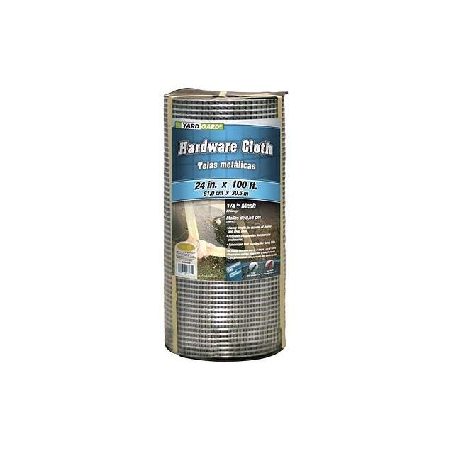 YardGard 24 In. x 100 Ft. Galvanized Metal Hardware Cloth Fence YardGard 24 In. x 100 Ft. Galvanized Metal Hardware Cloth Fence