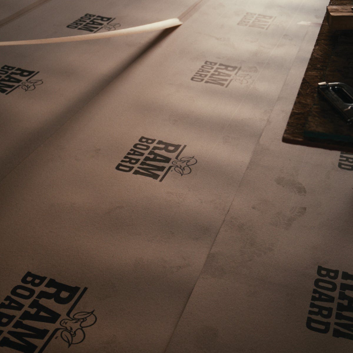 Ram Board 38 In. W x 100 Ft. L Temporary Floor Protector - photo 7
