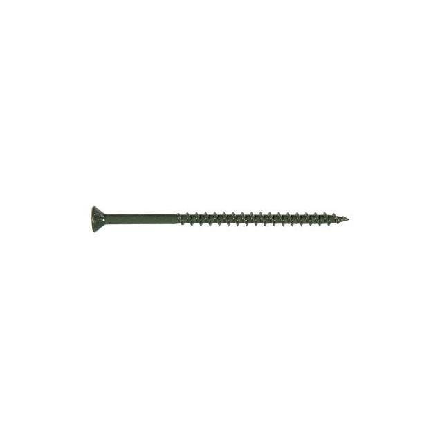 Hillman 3.5 In. x #10 Green Deck Plus Exterior Ceramic Wood & Deck Screws