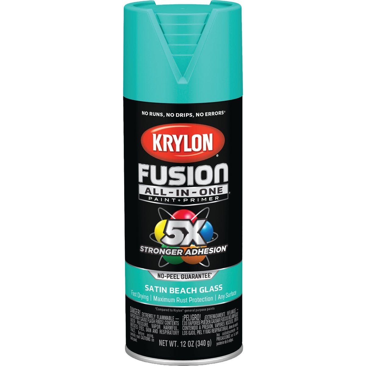 Krylon Fusion All-In-One 12 Oz. Satin Spray Paint, Beach Glass - photo 3