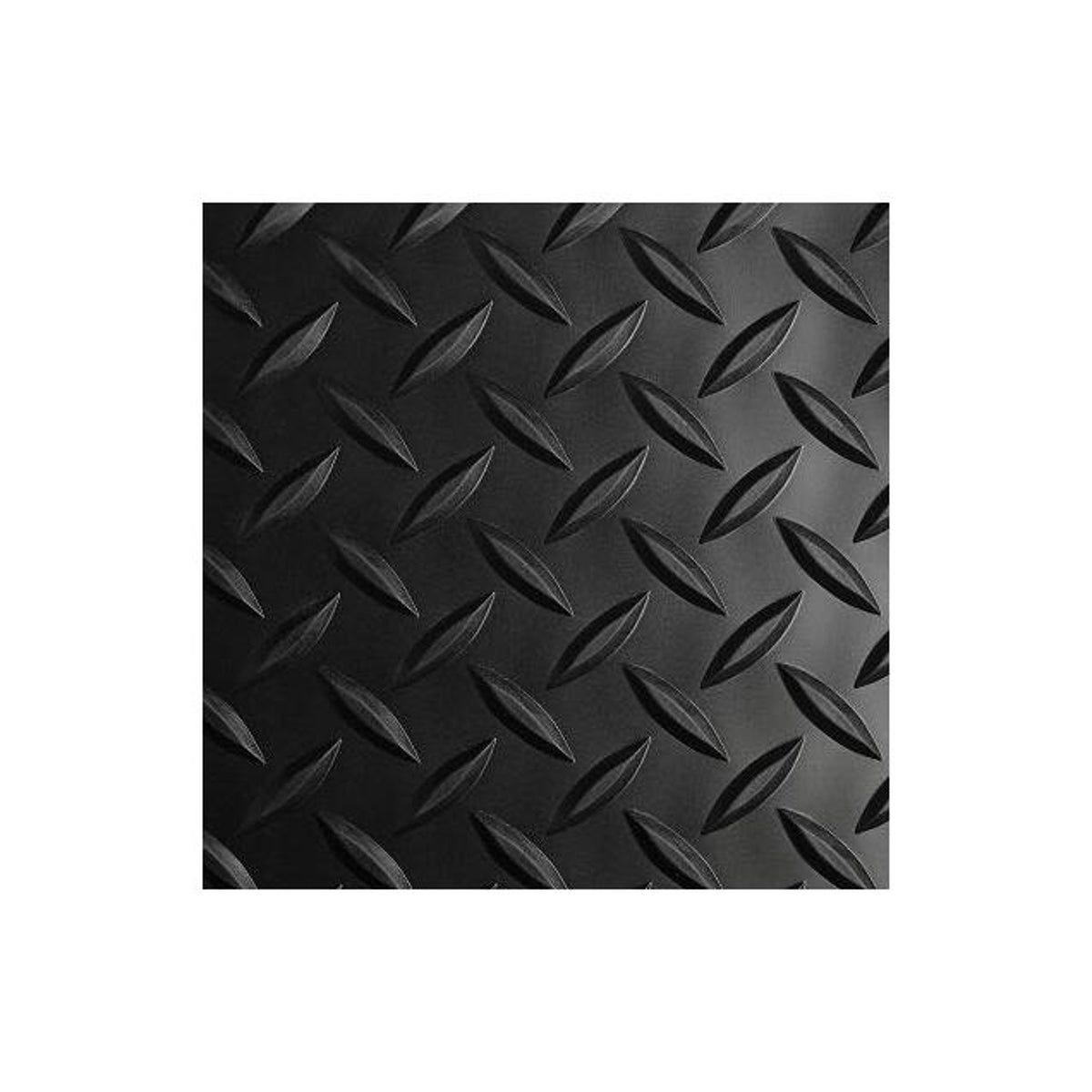 WorkForce 1/8 In. x 36 In. x 72 In. Black Vinyl Commercial-Grade Floor Mat