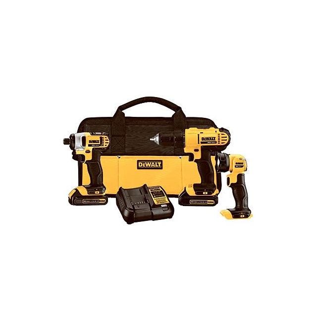 DEWALT 3-Piece 20V Max Cordless Drill/Driver Combo Kit