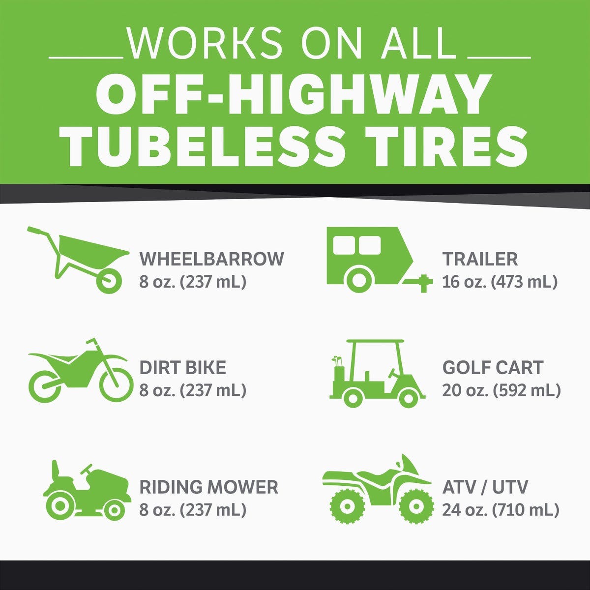 Slime ATV & Mower Tubeless 24 Oz. Tire Sealant - photo 6
