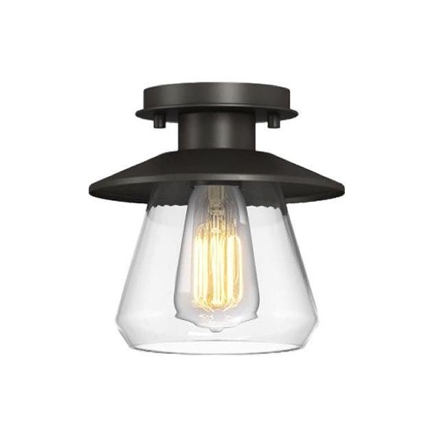 Globe Electric Bronze Semi-Flush Mount Light Fixture Globe Electric Bronze Semi-Flush Mount Light Fixture