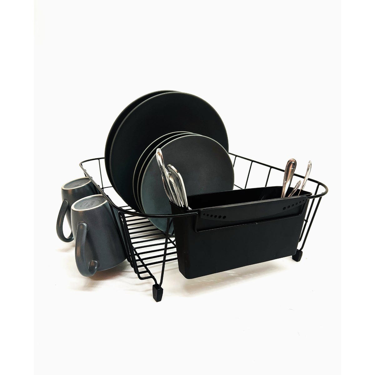 Grayline 14 In. W x 17-1/2 In. L Black Wire Sink Dish Drainer - photo 2 Grayline 14 In. W x 17-1/2 In. L Black Wire Sink Dish Drainer - photo 2
