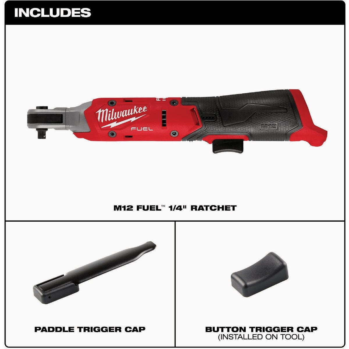 Milwaukee M12 FUEL 1/4 In. Cordless Ratchet - photo 4 Milwaukee M12 FUEL 1/4 In. Cordless Ratchet - photo 4