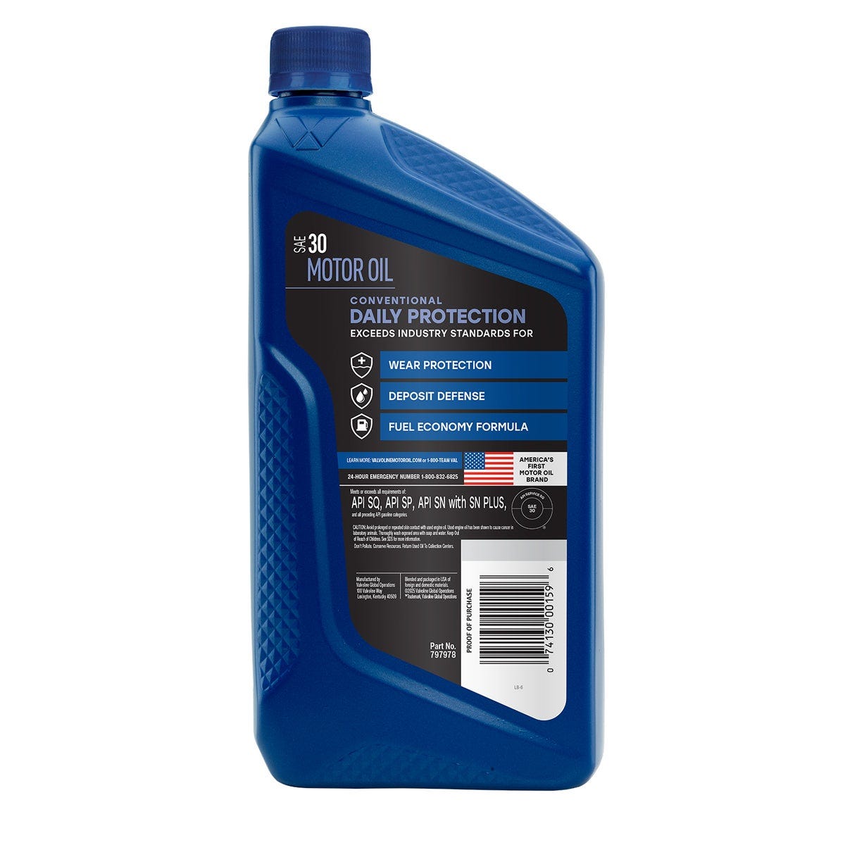 Valvoline 1-Qt. SAE 30 Heavy-Duty Motor Oil - photo 2 Valvoline 1-Qt. SAE 30 Heavy-Duty Motor Oil - photo 2