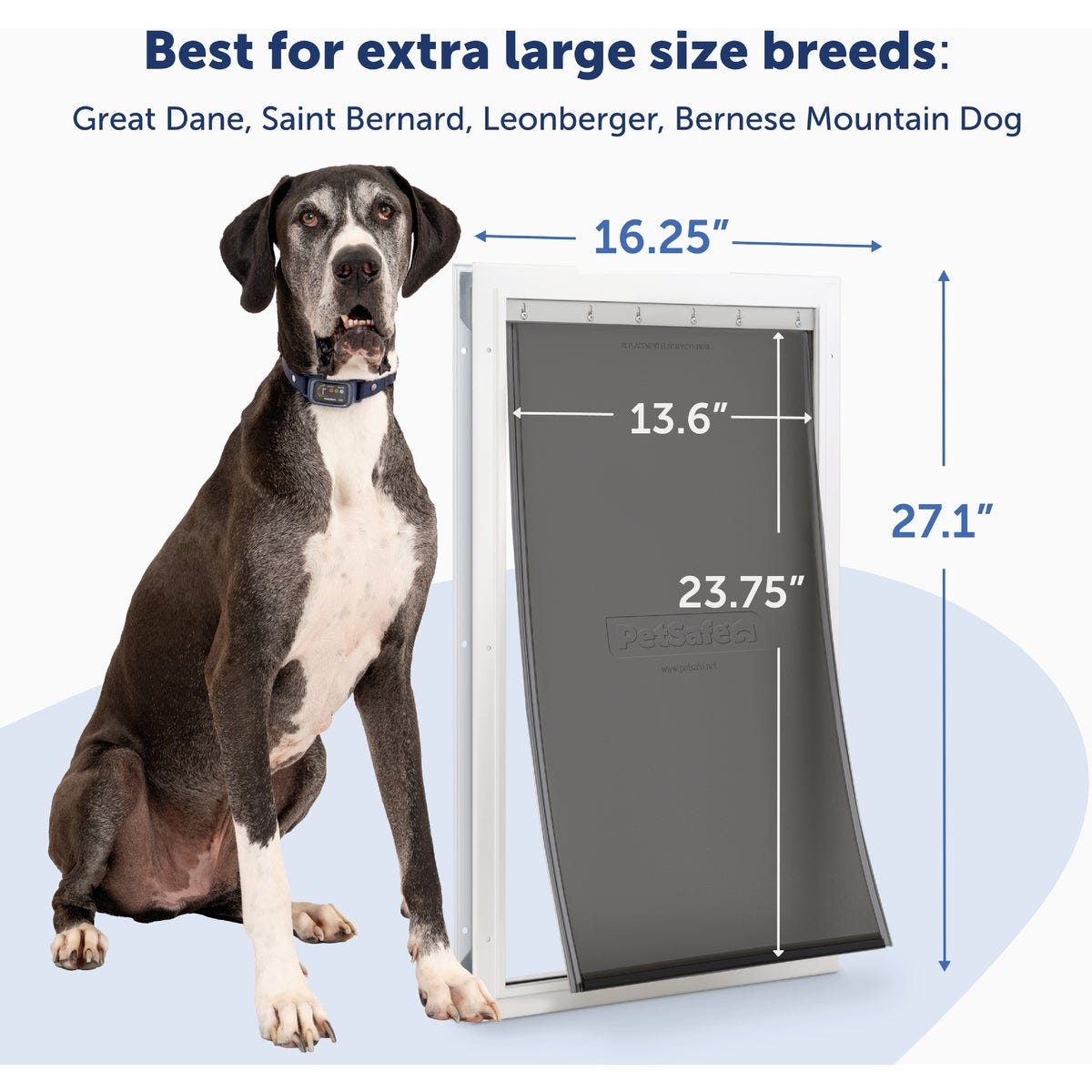 PetSafe Freedom XL White Aluminum Pet Door - photo 6 PetSafe Freedom XL White Aluminum Pet Door - photo 6