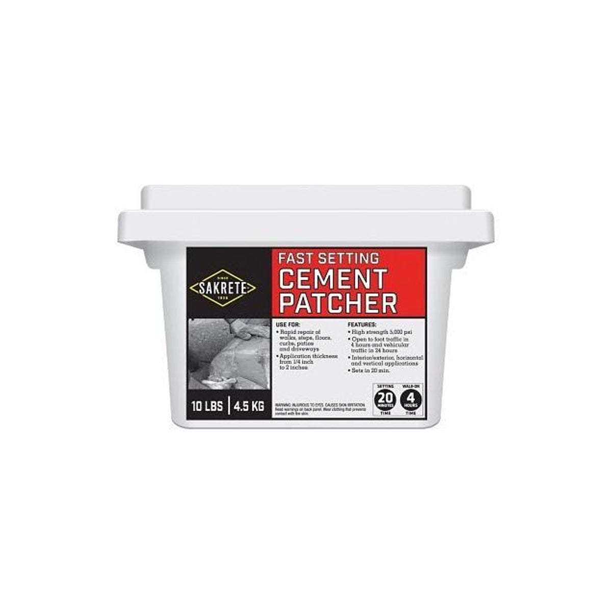Sakerete Fast Set Sakrete 10 Lb. Fast Setting Cement Patcher | True Value Hardware