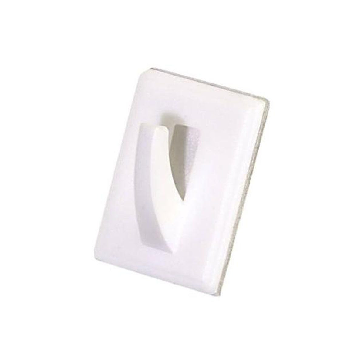Hillman 6-Pack White Plastic Adhesive Utility Hook