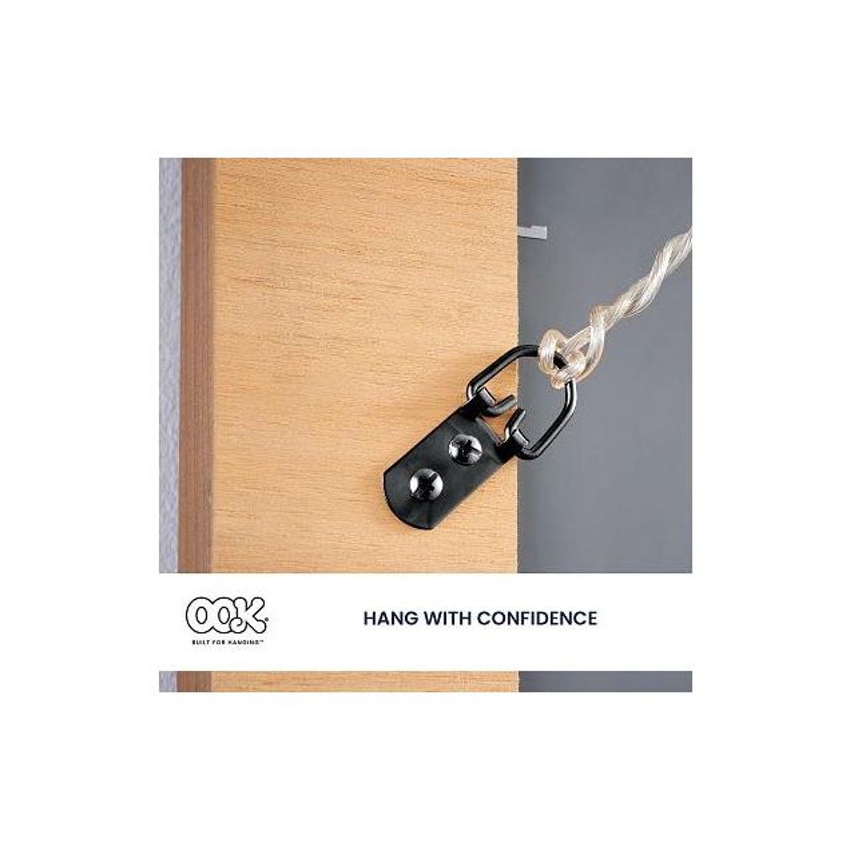 OOK Large Black D-Ring Picture Hanger (2-Pack) - photo 4 OOK Large Black D-Ring Picture Hanger (2-Pack) - photo 4