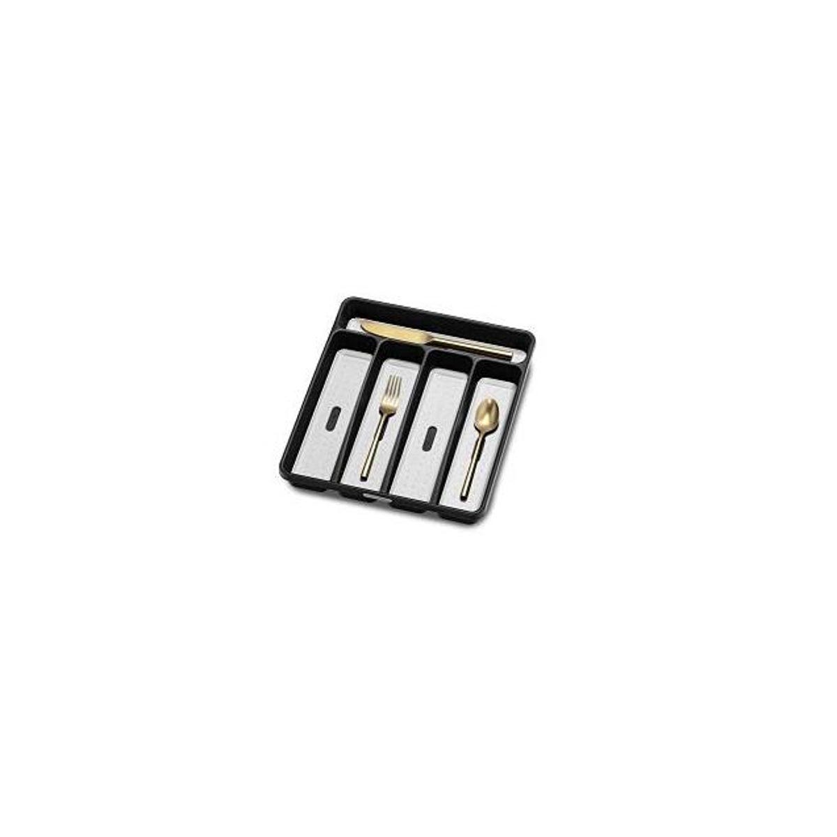 MadeSmart 5 Comparments Granite Silverware Tray MadeSmart 5 Comparments Granite Silverware Tray