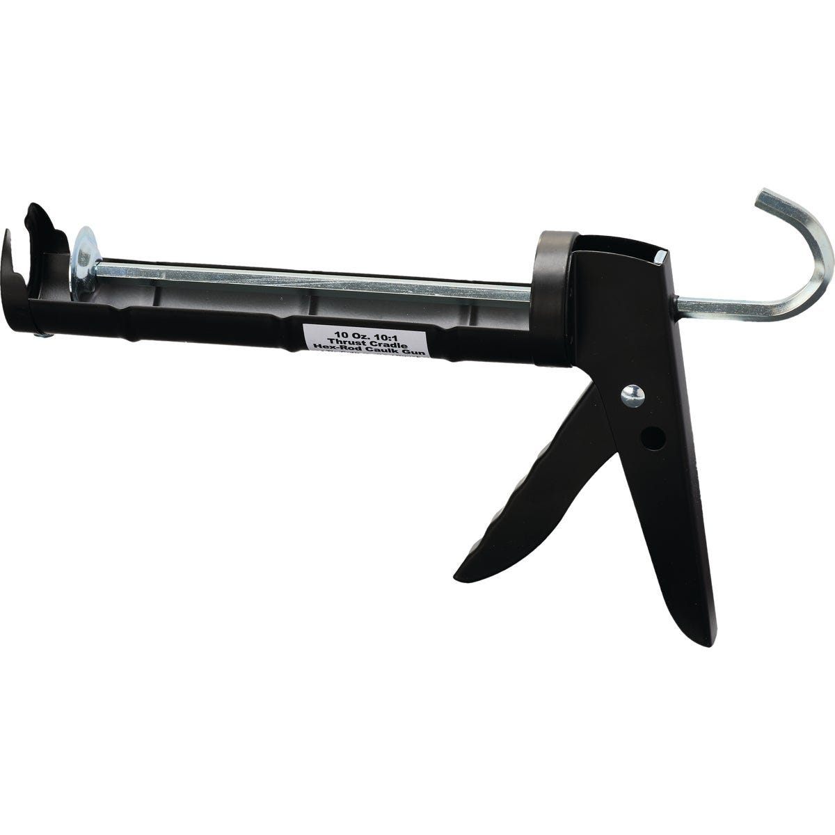 10 Oz. 10:1 Thrust Cradle Hex-Rod Caulk Gun