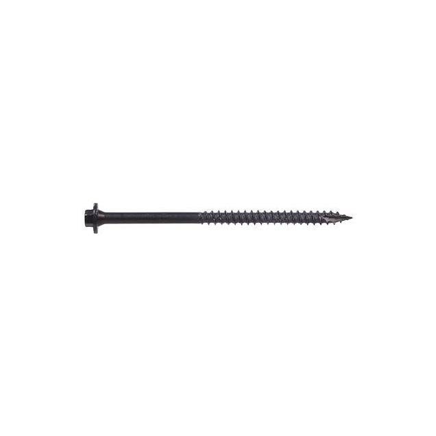 Hillman LedgerTite Wood Screws, Gray Ceramic, 3-5/8 x 5/16 In. (50-Pack)