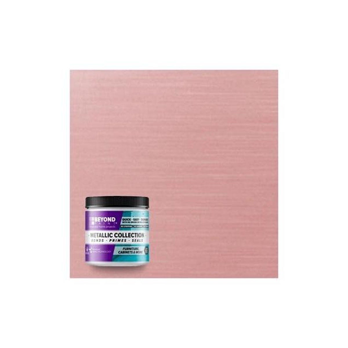 Beyond Paint All-In-One Bonder/Primer/Refinishing Paint, Metallic Rose Gold, 1 Pt. Beyond Paint All-In-One Bonder/Primer/Refinishing Paint, Metallic Rose Gold, 1 Pt.