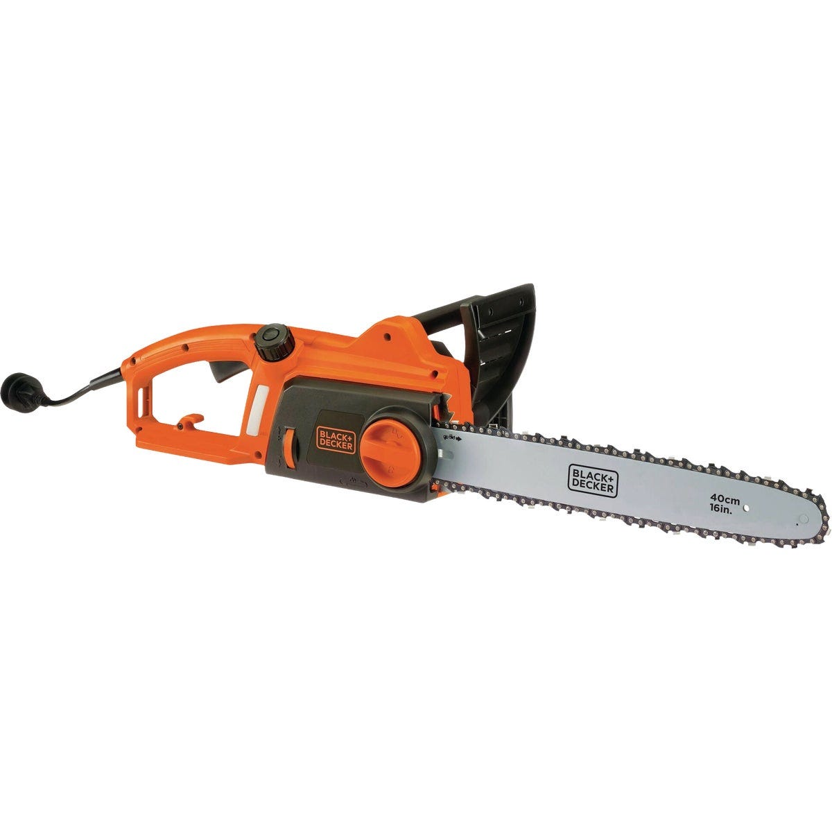 Black & Decker 16 In. 12A Rear Handle Corded Electric Chainsaw with Automatic Oiler Black & Decker 16 In. 12A Rear Handle Corded Electric Chainsaw with Automatic Oiler