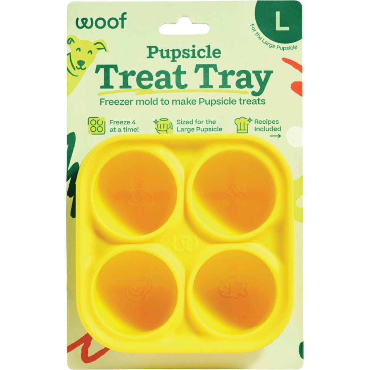 Woof Pupsicle Large Treat Tray Woof Pupsicle Large Treat Tray