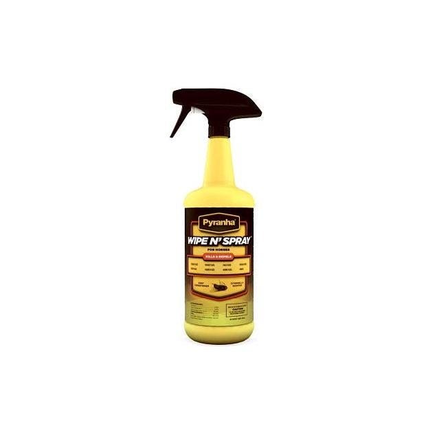 Pyranha 1 Qt. Horse Wipe 'N Spray Fly Repellent Pyranha 1 Qt. Horse Wipe 'N Spray Fly Repellent