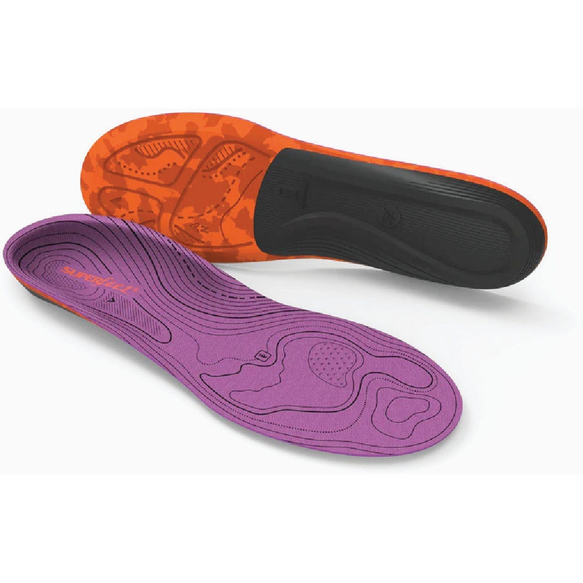 Superfeet Size 4.5-6 Womens Hike Support Shoe Insoles