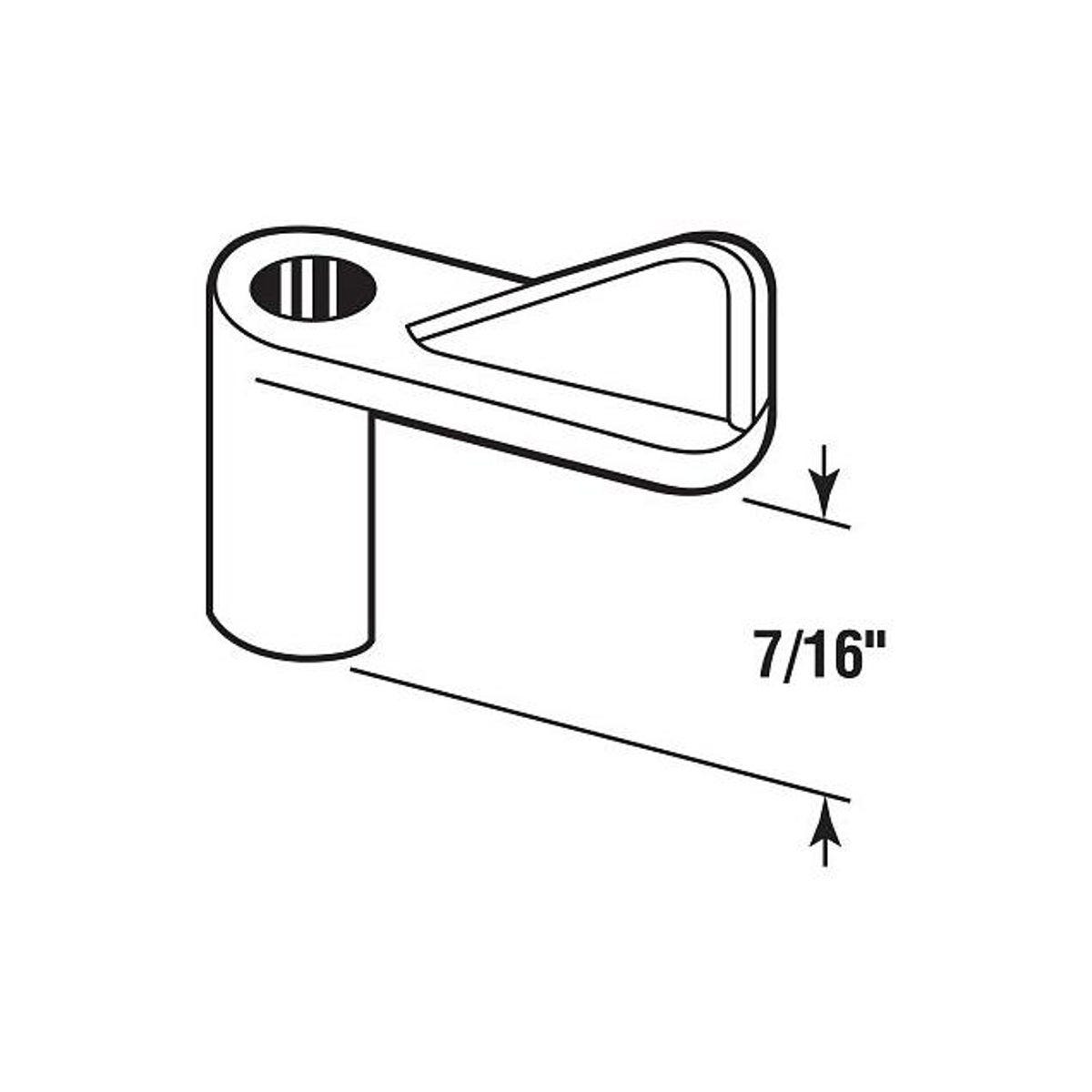 Prime-Line 7/16 In. Gray Plastic Screen Clips (8-Pack) - photo 2