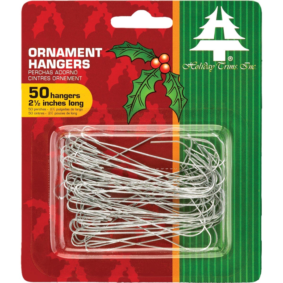 Holiday Trims Giant Silver Ornament Hooks (50-Pack)