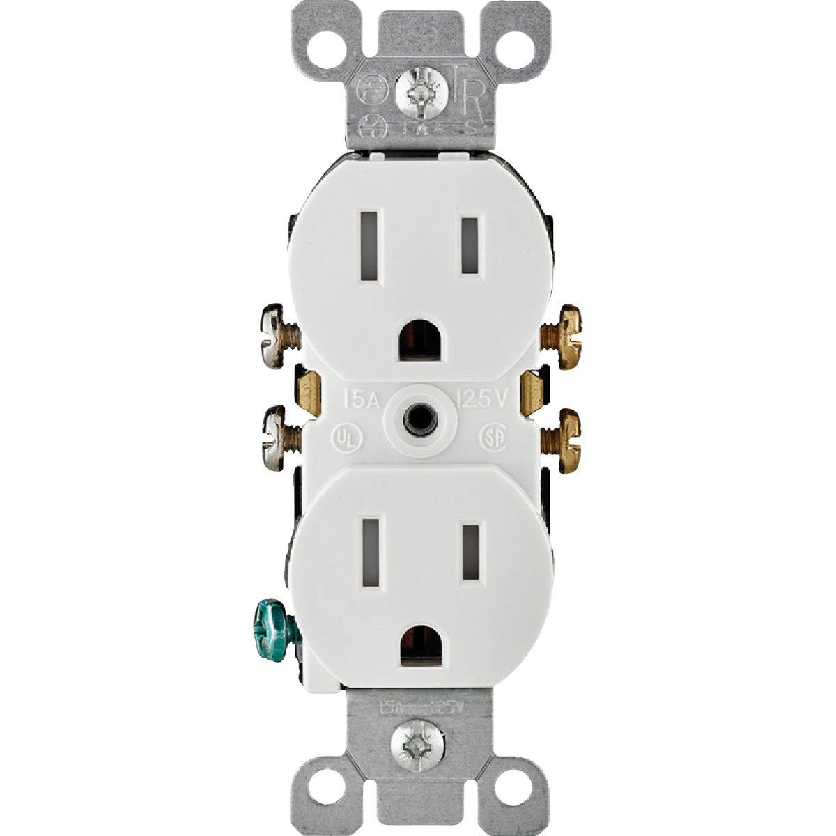 Leviton 15A White Tamper Resistant 5-15R Duplex Outlet (10-Pack) - photo 4 Leviton 15A White Tamper Resistant 5-15R Duplex Outlet (10-Pack) - photo 4