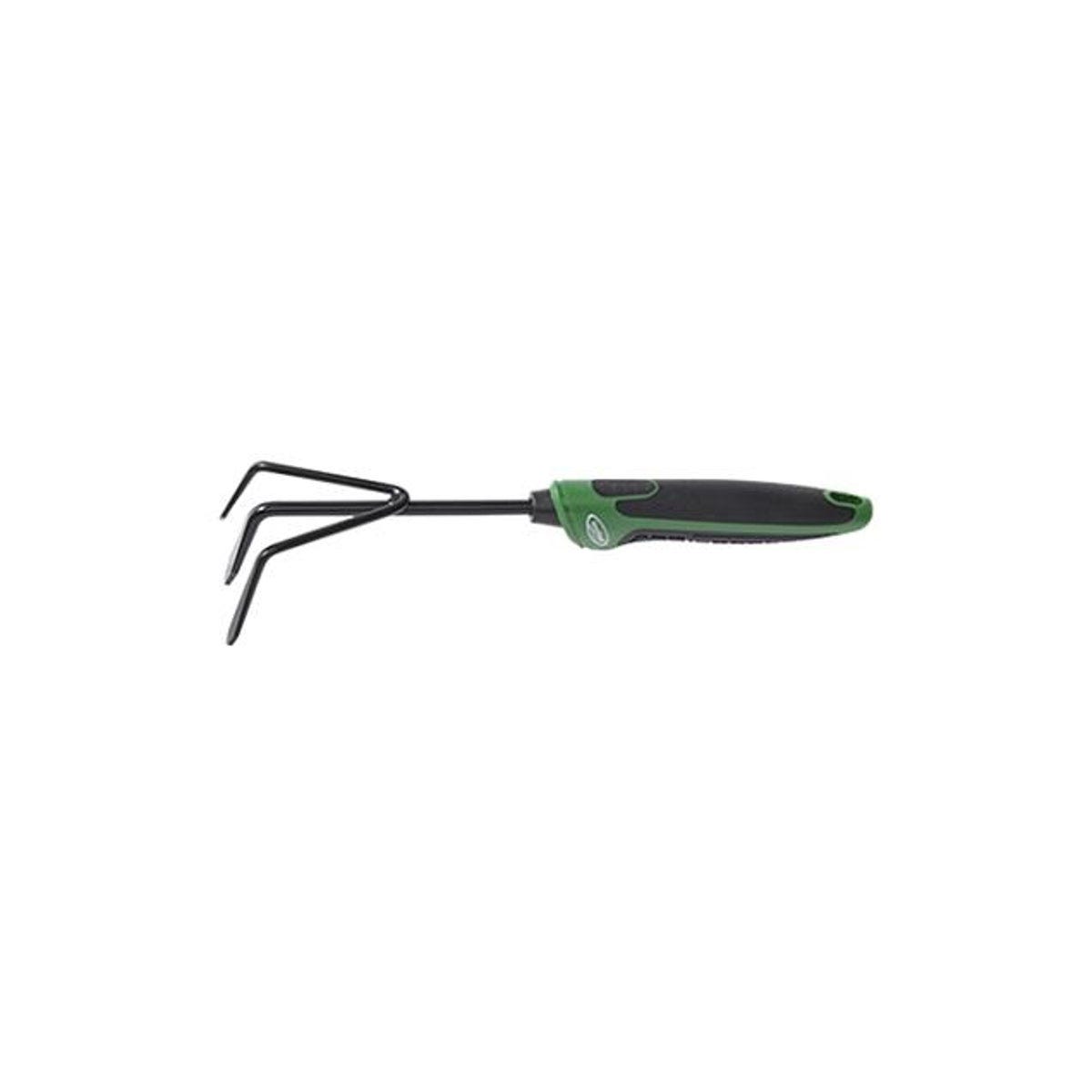 Green Thumb Black Carbon Steel Hand Cultivator with Ergonomic Handle Green Thumb Black Carbon Steel Hand Cultivator with Ergonomic Handle