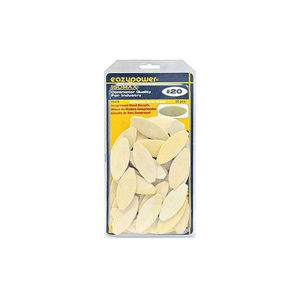 Eazypower #20 Plate Joiner Compressed Wood Biscuits (50-Pack)