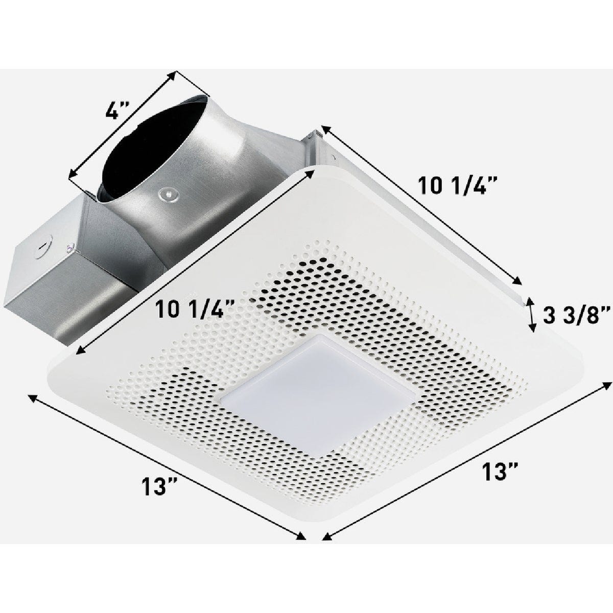 Panasonic Whisper Thin 80/100 CFM 0.5/0.9 Sones 120V Auto Bath Exhaust Fan with LED Light - photo 2
