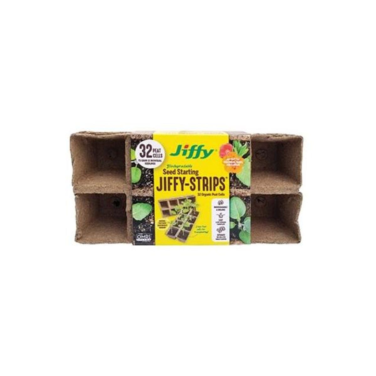 Jiffy 4-Pack 2-1/2 In. Square Peat Strips Jiffy 4-Pack 2-1/2 In. Square Peat Strips