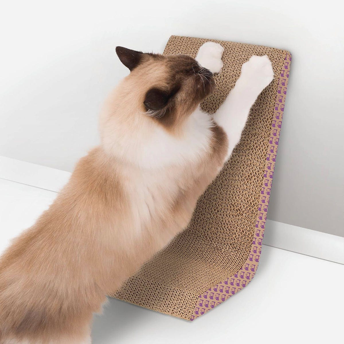 SmartyKat Scratch Ladder Angled Corrugate Cat Scratcher with Catnip Infusion Technology - photo 5 SmartyKat Scratch Ladder Angled Corrugate Cat Scratcher with Catnip Infusion Technology - photo 5