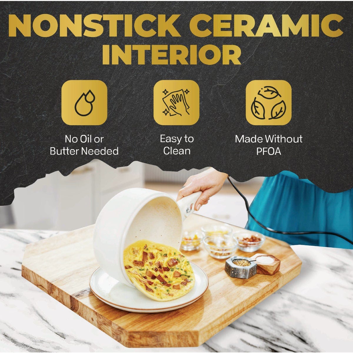 Ceramax 8 In. Electric Skillet - photo 6