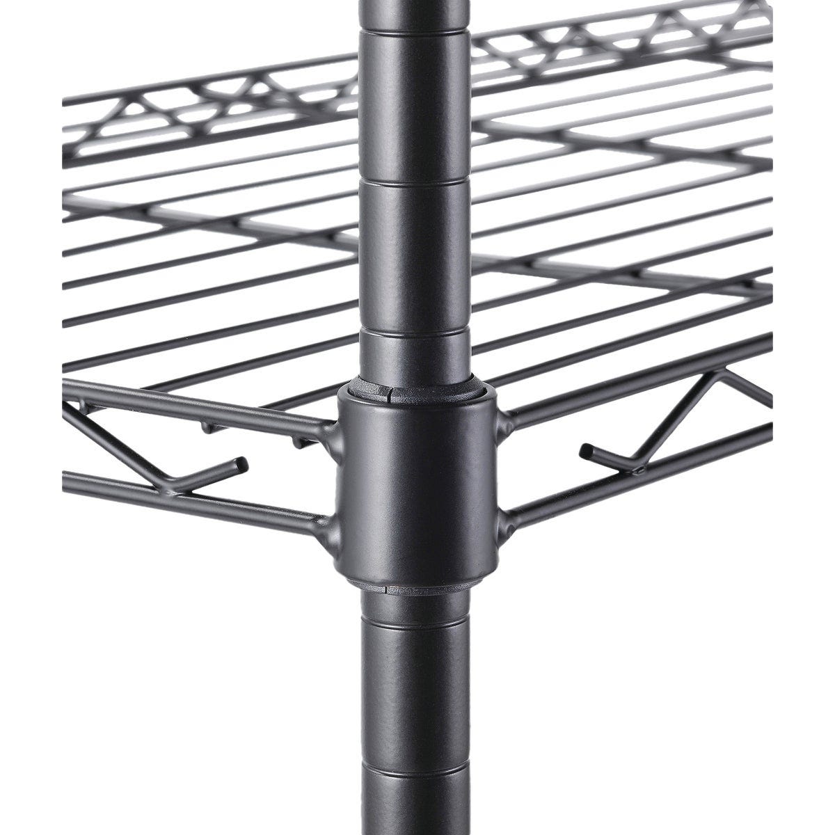 Muscle Rack 24 In. x 14 In. x 30 In. 3-Tier Black Wire Shelving Unit - photo 2 Muscle Rack 24 In. x 14 In. x 30 In. 3-Tier Black Wire Shelving Unit - photo 2