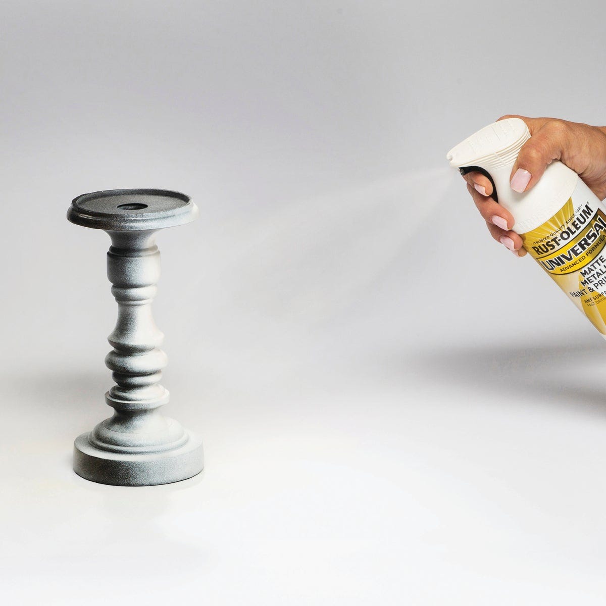 Rust-Oleum Universal 11 Oz. Matte Metallic Capiz Spray Paint - photo 6