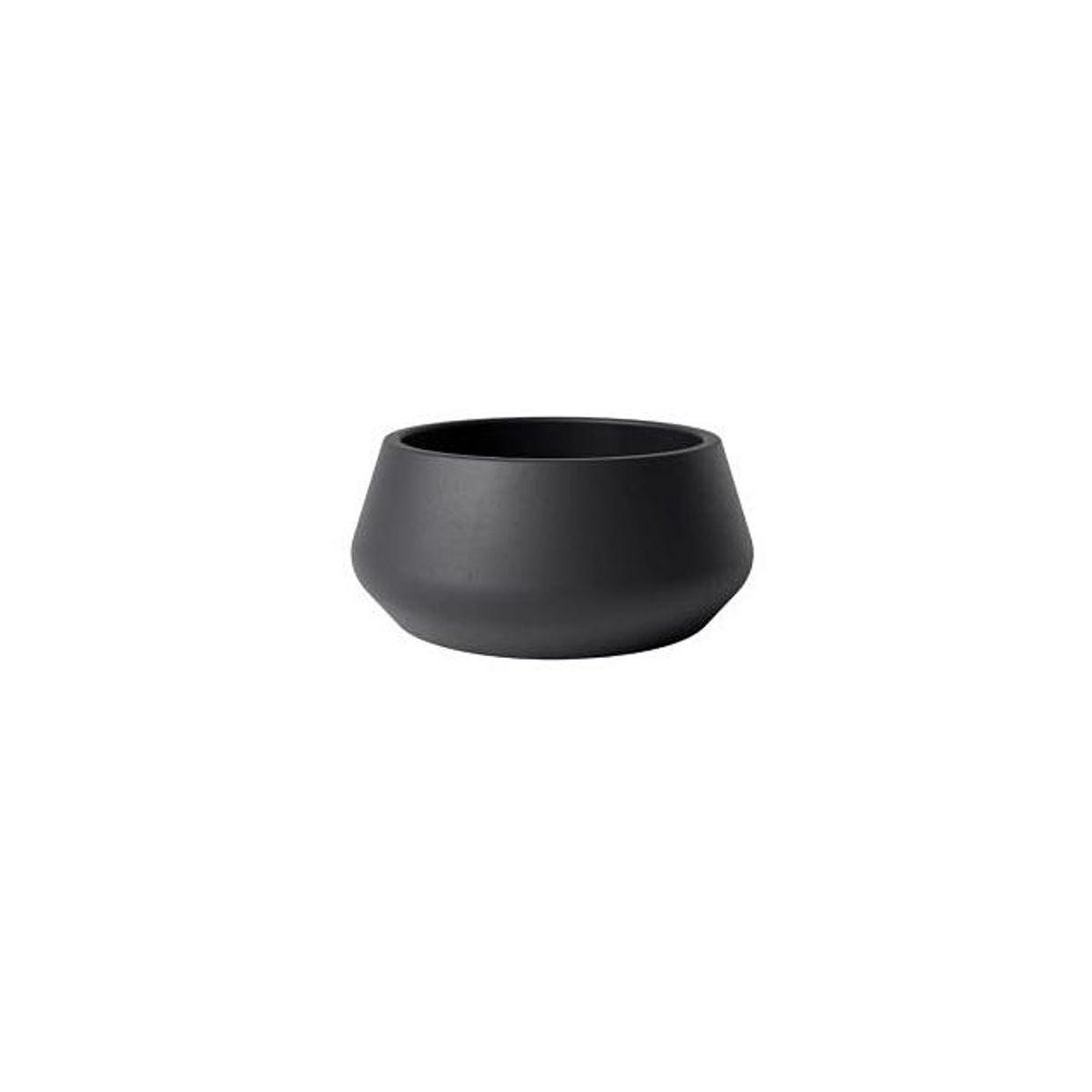 Avera 6 In. Black Cement Rae Planter