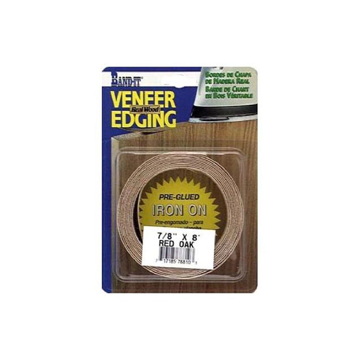 Band-It 7/8 In. x 8 Ft. Red Oak Real Wood Veneer Edgebanding Band-It 7/8 In. x 8 Ft. Red Oak Real Wood Veneer Edgebanding