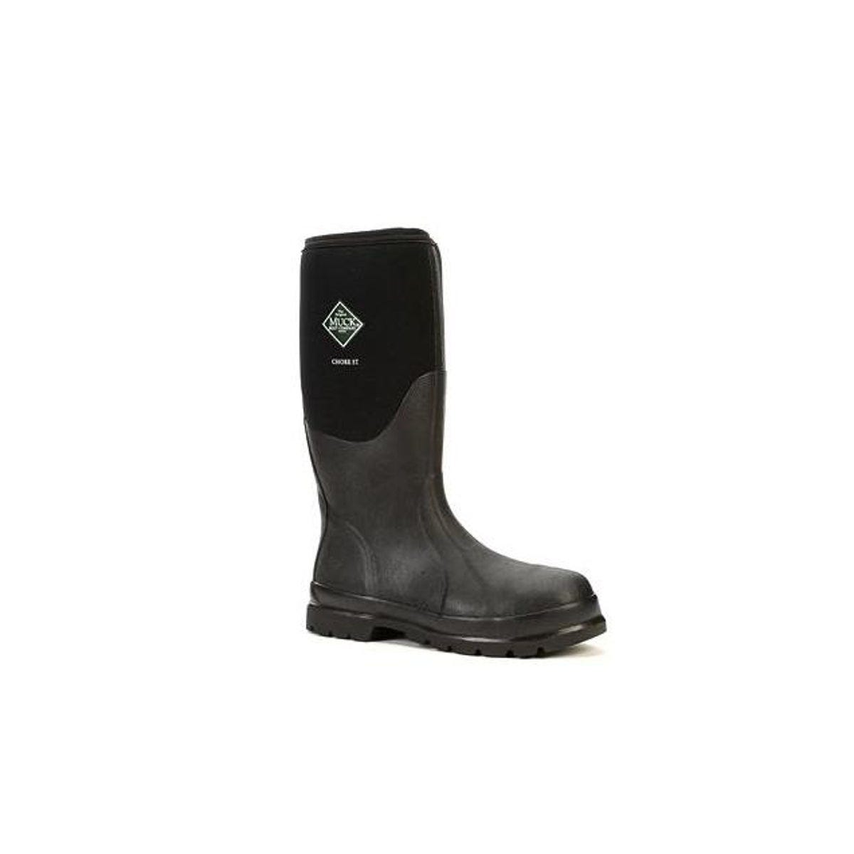 Muck Chore Classic Hi Men's Size 11 Black Steel Toe Rubber Work Boot