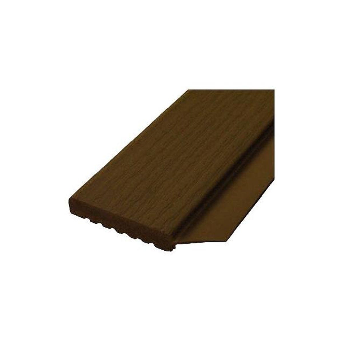 Jambseal 2 In. x 7 Ft. Brown PVC Garage Door Weatherstripping