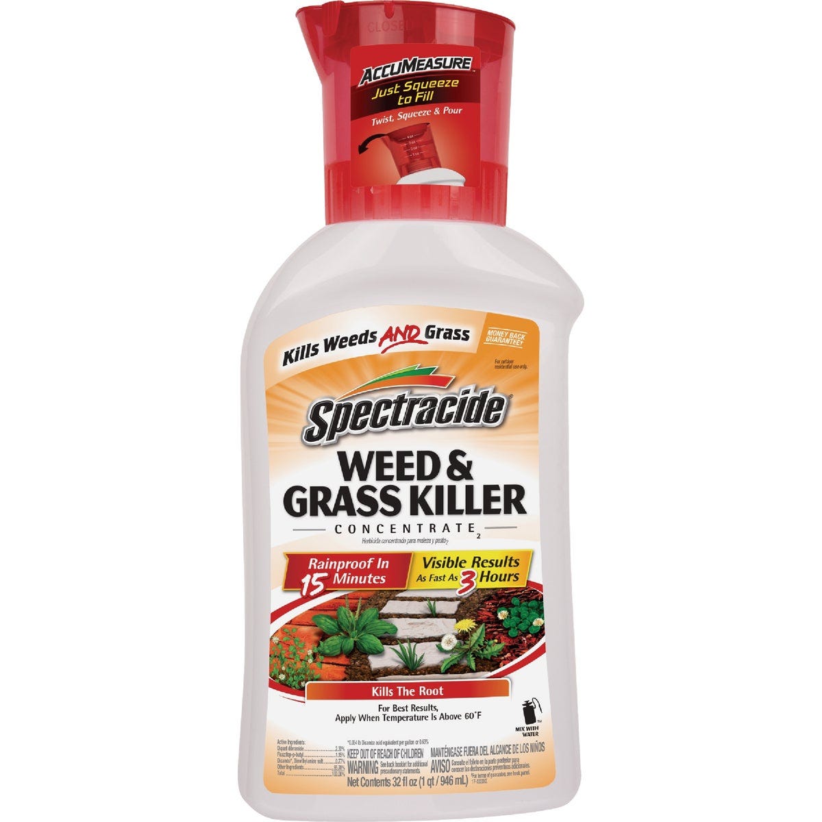 Spectracide Weed & Grass Killer2 32 Oz. Concentrate with Accumeasure System Spectracide Weed & Grass Killer2 32 Oz. Concentrate with Accumeasure System