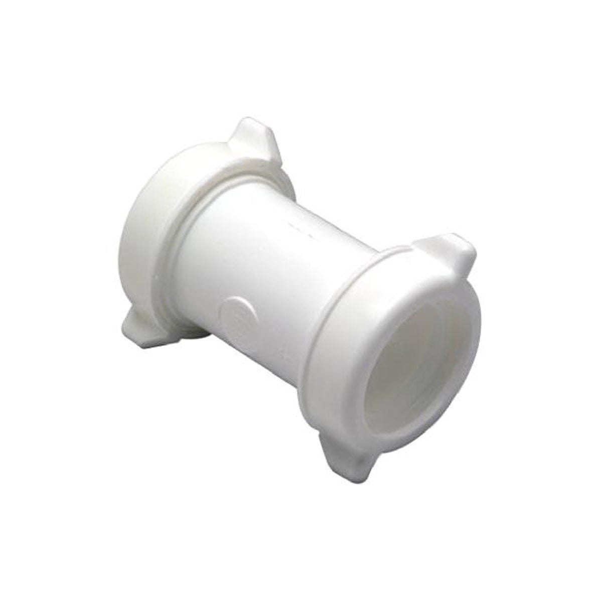 Master Plumber 2 In. White Plastic Lavatory/Kitchen Drain Coupling