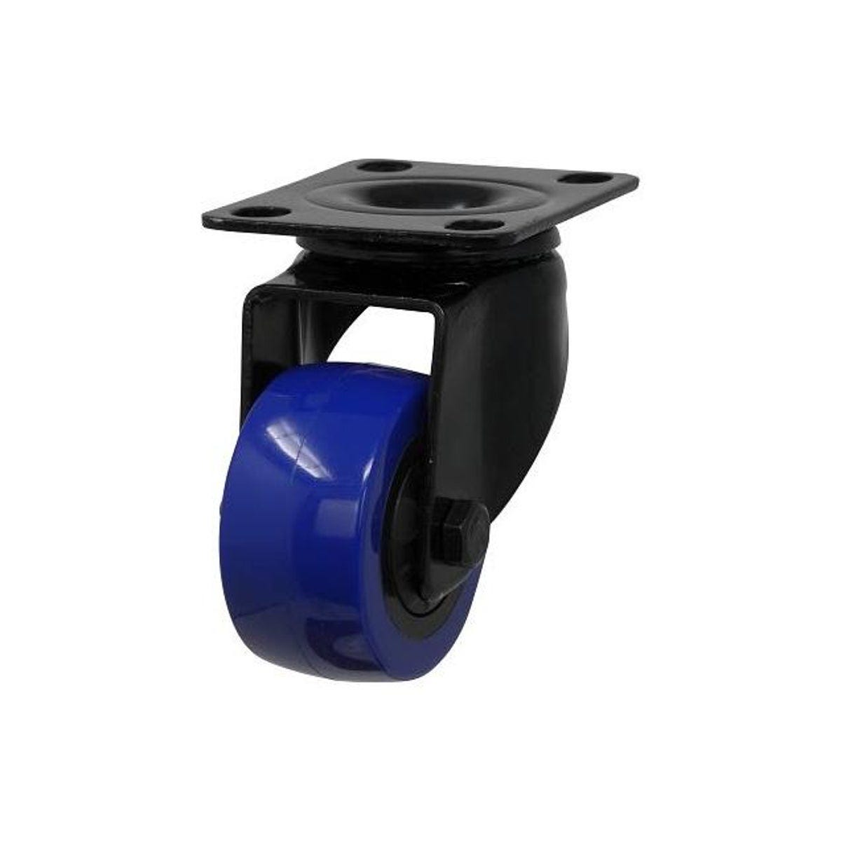 Shepherd 2 In. Blue Diamond Double Ball Bearing Swivel TPU Wheel Caster Shepherd 2 In. Blue Diamond Double Ball Bearing Swivel TPU Wheel Caster