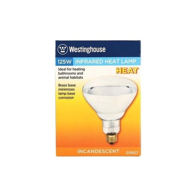 Westinghouse R40 125W Clear Dimmable Heat Lamp Flood Beam - photo 2