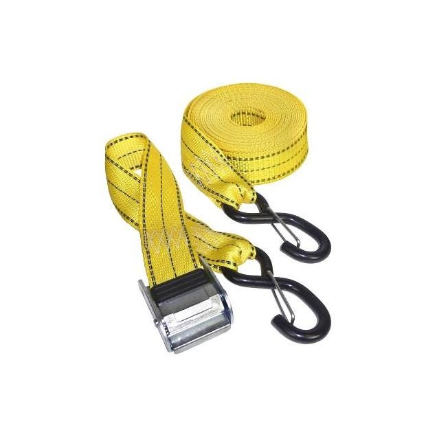 Keeper 2 In. x 8 Ft. Wide-Mouth Cam Buckle Tie Down (2-Pack)