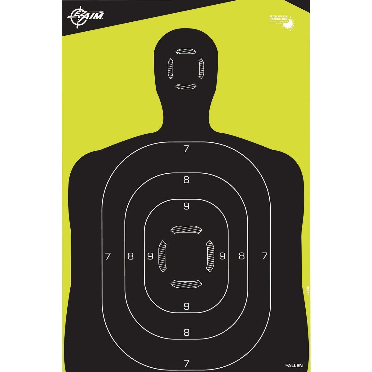 Allen EZ Aim 12 In. W. x 18 In. H. Silhouette Reactive Shooting Target (5-Pack) Allen EZ Aim 12 In. W. x 18 In. H. Silhouette Reactive Shooting Target (5-Pack)
