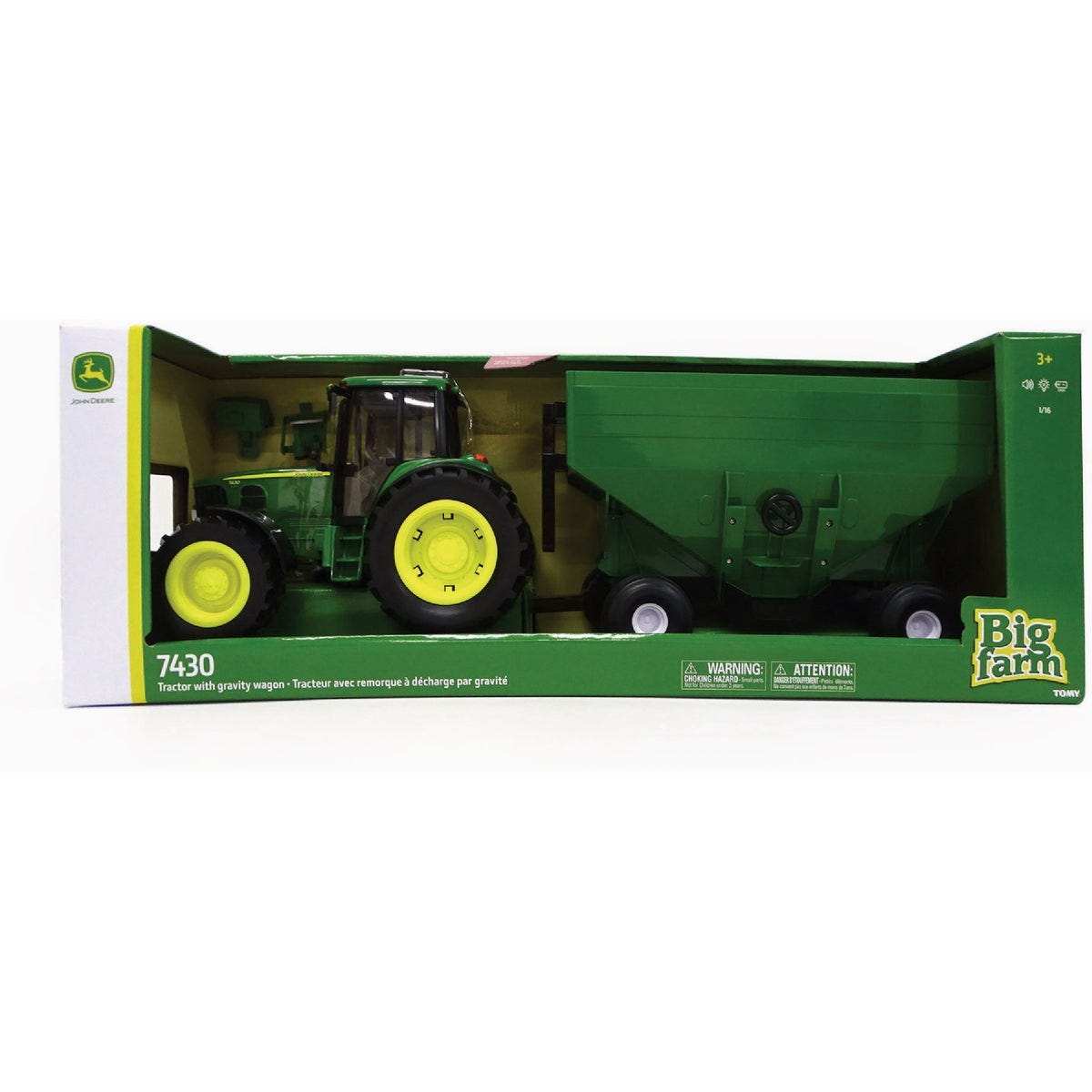 JOHN DEERE 7430 Big Farm 1:16 Tractor with Gravity Wagon - photo 2