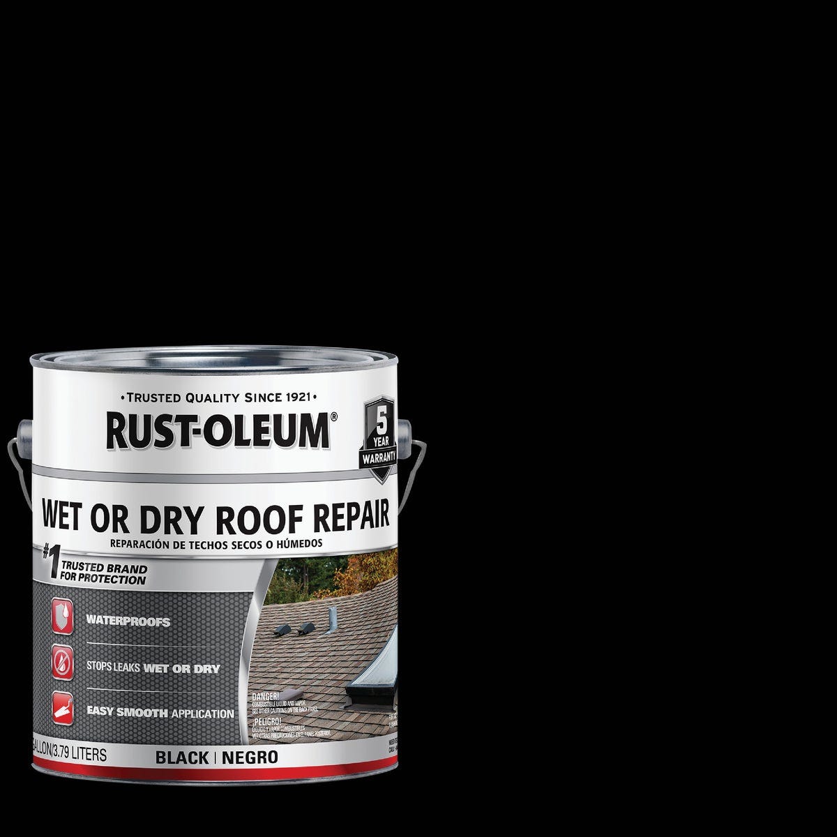 Rust-Oleum 1 Gal. Black Wet or Dry Roof Repair - photo 3 Rust-Oleum 1 Gal. Black Wet or Dry Roof Repair - photo 3