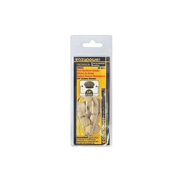 Isomax 3/8 In. 20-Pack Mushroom Dowel Plug