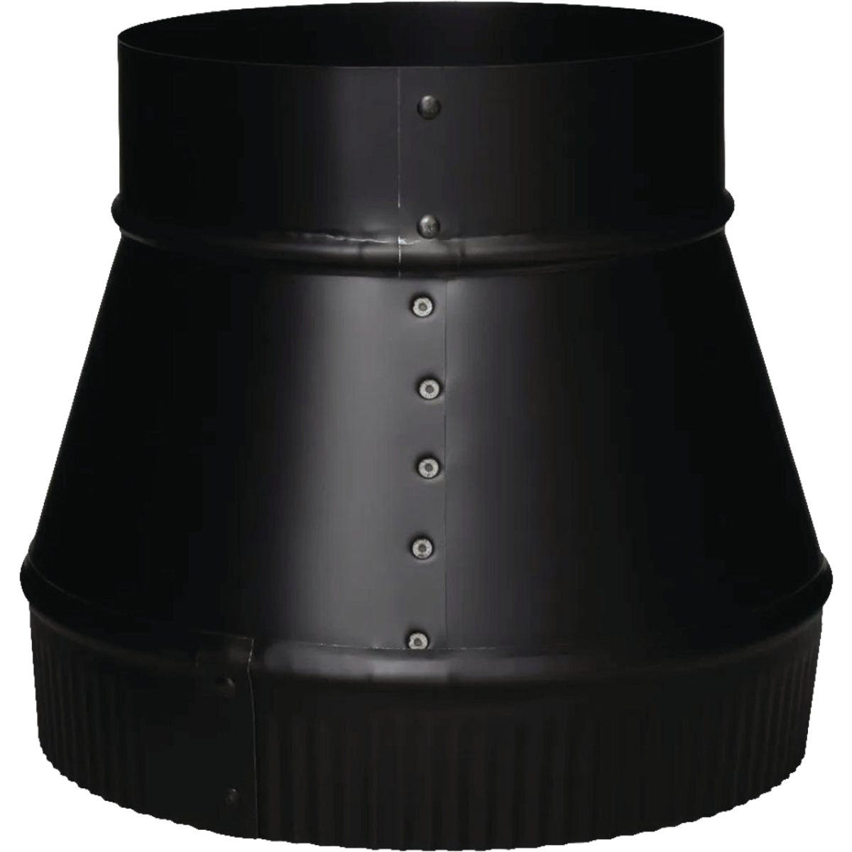 Imperial 4 In. x 5 In. 24ga Large End Crimp Black Stove Pipe Flue Increaser - photo 2 Imperial 4 In. x 5 In. 24ga Large End Crimp Black Stove Pipe Flue Increaser - photo 2