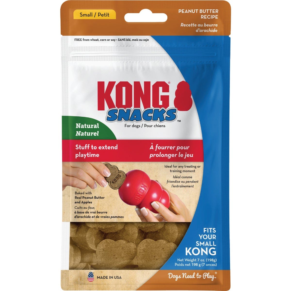 Kong Stuff'N Small Dog Peanut Butter Flavor Crunchy Dog Treat, 7 Oz. Kong Stuff'N Small Dog Peanut Butter Flavor Crunchy Dog Treat, 7 Oz.